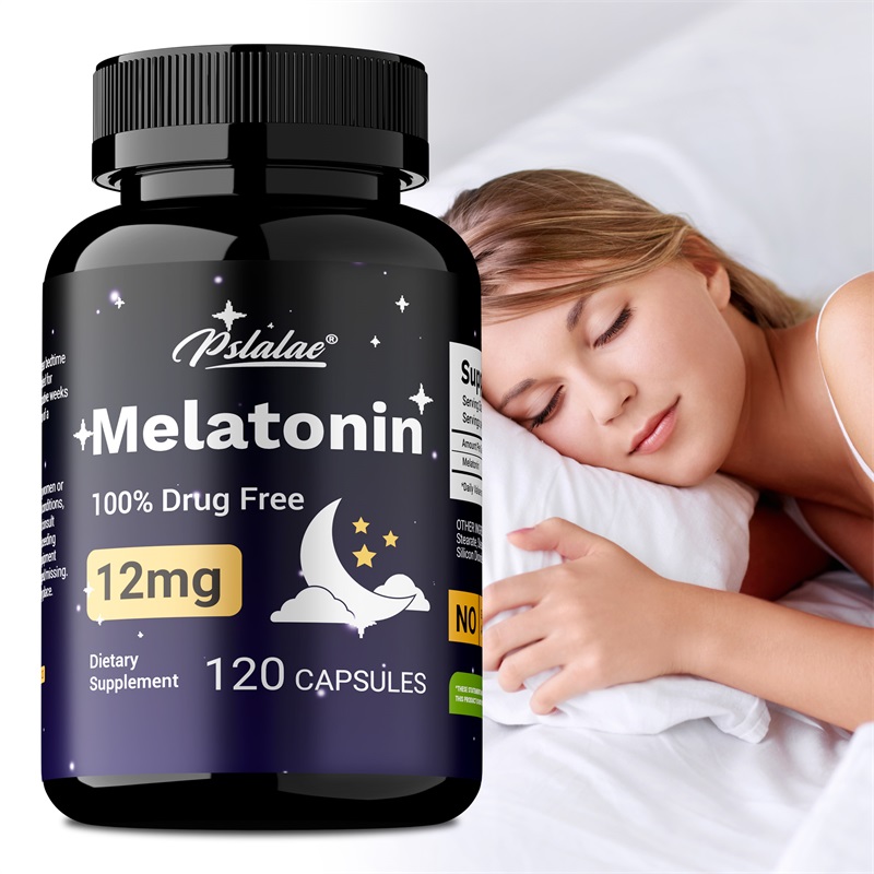 Health Wellness - Melatonina 12 mg: alivia la ansiedad