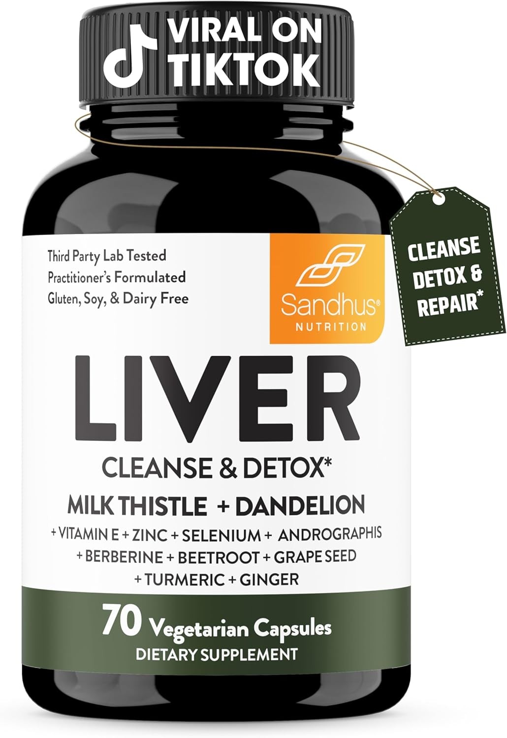 Herbal Supplement - Soporte de reparación y desintoxicación para