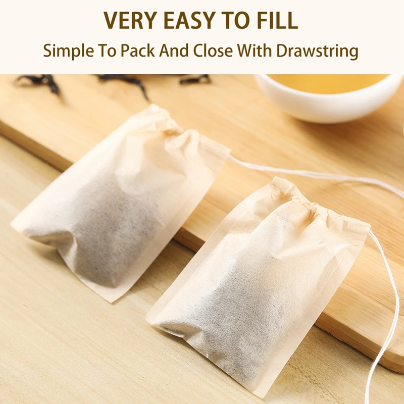 100 Uds bolsitas de té con fil - Herbal Tea reseña y precio