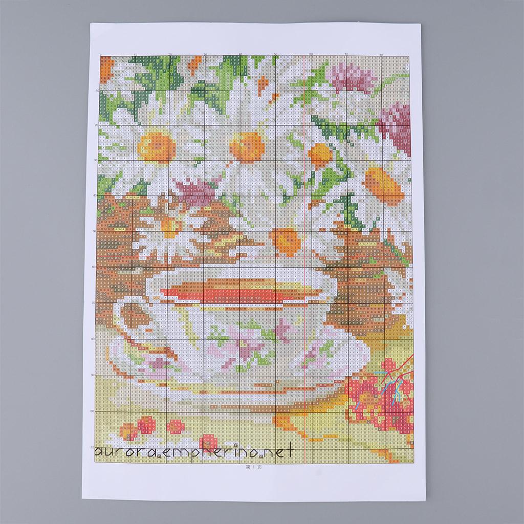 Kit de Punto de Cruz con Diseñ - Chamomile Tea reseña y precio