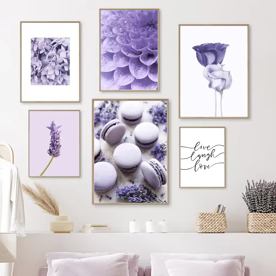 Cuadro de arte de pared con ma - Lavender Oil reseña y precio